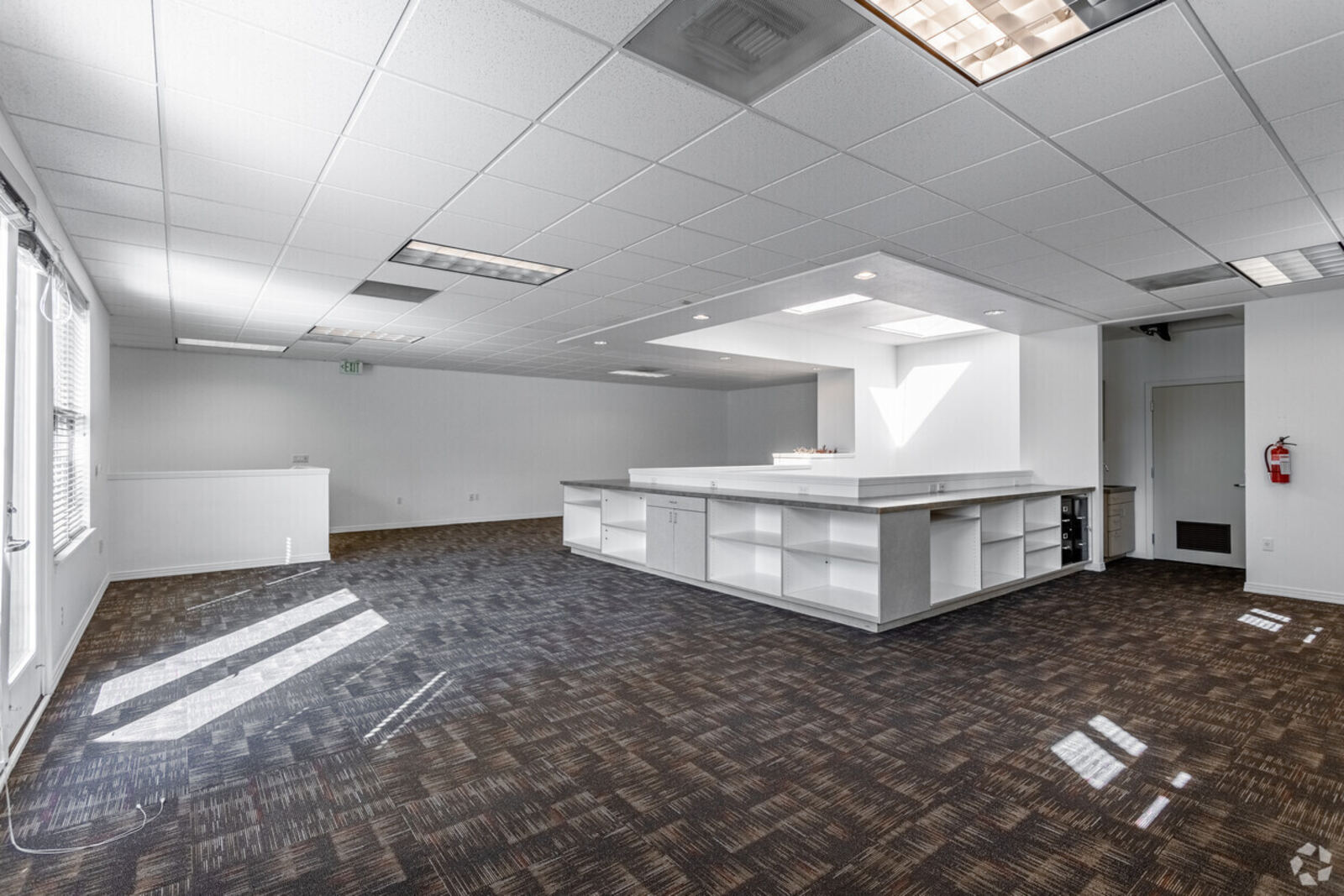 Bright open office area with natural light at 1815 Slabtown Portland commercial lease